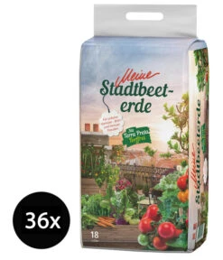 Ziegler Meine Stadtbeeterde Torffrei, 36 X 18 Liter