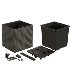 Dehner Kunststoff-Pflanztopf Dallas, Quadratisch, Ca. B35/H34/T35 Cm 10 Dehner Kunststoff-Pflanztopf Dallas, Quadratisch, Ca. B35/H34/T35 Cm -Ubbink Verkäufe 2460046 WE DE 002 DehnerKunststoffPflanztopfanthrazit36cmBlumentopf