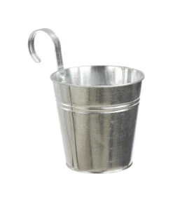 Zinktopf Mit Bügelhalter, Rund