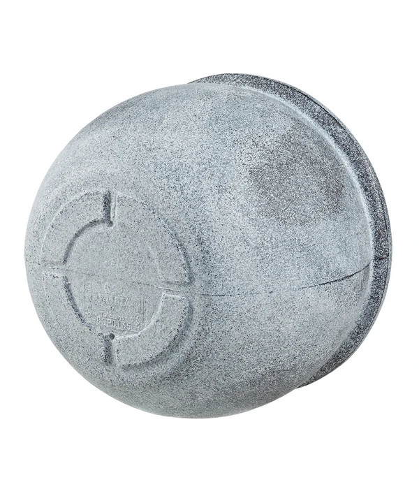 Vasar Kunststoff-Blumentopf Perugia, Rund, Grau 4 Vasar Kunststoff-Blumentopf Perugia, Rund, Grau – Bild 2