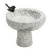 Dehner Granit-Vogeltränke, Ø30/H30 Cm -Ubbink Verkäufe 3271640 WE FS 001 DehnerGranitVogeltraenke25x25x10cmGartendekoGartenbrunnen