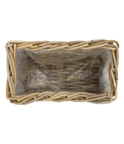 Van Der Leeden Rattan-Pflanzkasten, Graubraun -Ubbink Verkäufe 3692506 3692548 WE DE 001 Rattankasten40x23x20cm