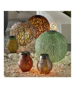 Dehner Solar-Kugelleuchte Luanda -Ubbink Verkäufe 4034302 WE MO 002 DehnerSolarKugelleuchteLuandaD30cm