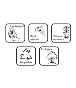 Farmet Kunststoff-Topf-Set Hydrus, Quadratisch, Anthrazit, 2-teilig -Ubbink Verkäufe 4110128 WE DE 005 HYDRUSQuadratischerPflanzkuebel29x29x40cmhochDUNKELANTHRAZIT
