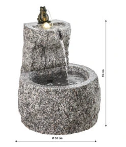 Dehner Granit-Gartenbrunnen Froschkönig, Ca. Ø50/H55 Cm -Ubbink Verkäufe 4315628 WE DE 005 DehnerGranitGartenbrunnenFroschkoenig