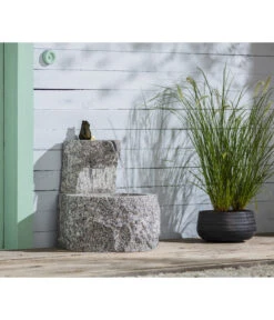 Dehner Granit-Gartenbrunnen Froschkönig, Ca. Ø50/H55 Cm -Ubbink Verkäufe 4315628 WE MO 004 DehnerGranitGartenbrunnenFroschkoenig