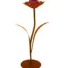 Ferrum Metall-Blume Jessy Mit Glaskugel, Ca. H77 Cm 1 Ferrum Metall-Blume Jessy Mit Glaskugel, Ca. H77 Cm -Ubbink Verkäufe 4466223 WE FS 001 GlasblumeJessyRoteKugel