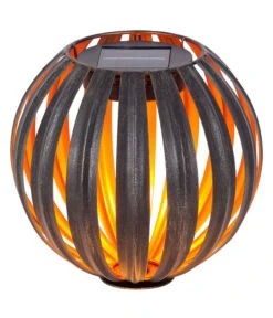 Dehner Solarstab-Kugelleuchte Nairobi, Ca. Ø18/H124 Cm -Ubbink Verkäufe 4497756 WE FS 003 DehnerSolarstabKugelleuchteNairobiSolar