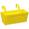 Zink-Blumenkasten 1 Zink-Blumenkasten -Ubbink Verkäufe 5180542 WE FS 001 ZinkKastenmitBuegelhaltergelb40cmBlumenkasten