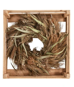 Dehner Kranz Dutch Country In Holzkiste, Ca. Ø35 Cm -Ubbink Verkäufe 6031967 WE FS 002 KranzDutchCountry35cm