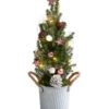 Geschmückter Weihnachtsbaum 'Linus', Mit Lichterkette, Ca. H50 Cm -Ubbink Verkäufe 6202105 WE FS 001 WeihnachtsbaeumchenLinusBerry16cmLED