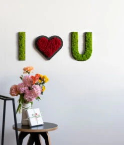 StyleGREEN Buchstaben Aus Islandmoos, Ca. H25 Cm -Ubbink Verkäufe 6429518 6429633 WE MO 001 BuchstabenIslandmoosILoveU