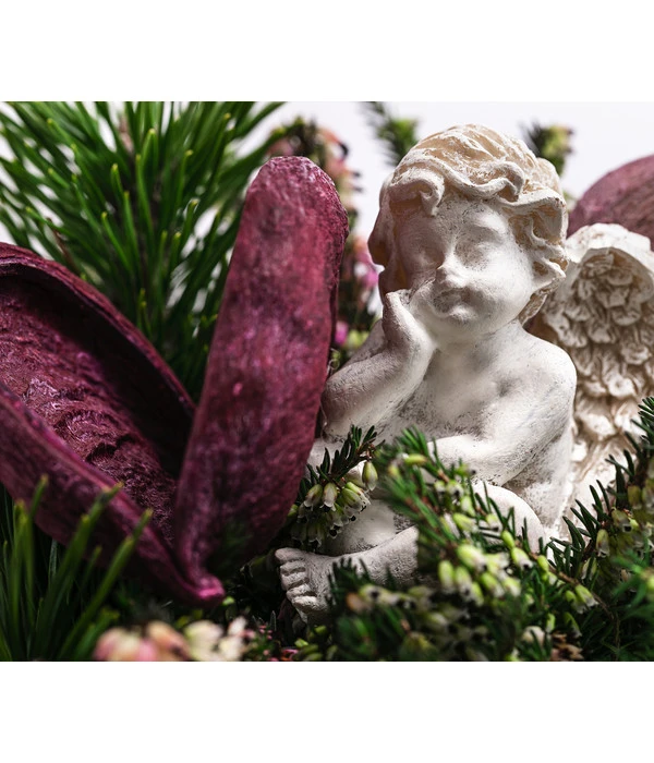 Grabgesteck Unvergessen, Rund, Ca. Ø20/H25 Cm 5 Grabgesteck Unvergessen, Rund, Ca. Ø20/H25 Cm – Bild 3