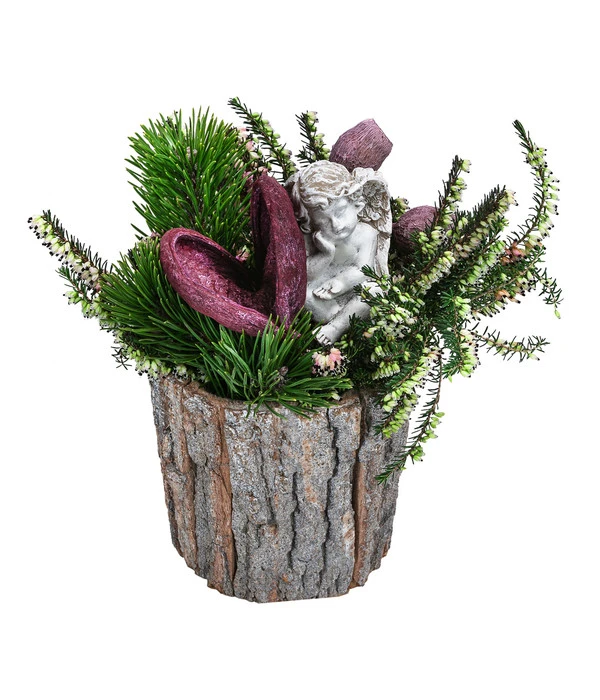 Grabgesteck Unvergessen, Rund, Ca. Ø20/H25 Cm 3 Grabgesteck Unvergessen, Rund, Ca. Ø20/H25 Cm