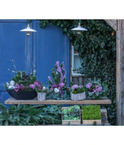 Grabgesteck Unvergessen, Oval, Ca. B60/H60/T25 Cm -Ubbink Verkäufe 6462931 WE MO 001 SerieUnvergessenPremiumAllerheiligen2023