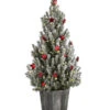 Geschmückter Weihnachtsbaum Wood, Mit Lichterkette, Ca. H50 Cm 2 Geschmückter Weihnachtsbaum Wood, Mit Lichterkette, Ca. H50 Cm -Ubbink Verkäufe 6552640 WE FS 001 WeihnachtsbaeumchenWoodRot19cmLED