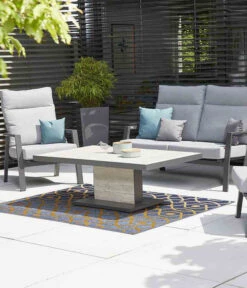 Siena Garden Kunststoff-Säule Lyon, Konisch, Ca. B35/H68/T35 Cm -Ubbink Verkäufe 6655351 WE MO 003 PflanzgefaessLyon35Anthrazit