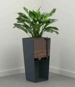 Siena Garden Kunststoff-Säule Eco Nizza, Konisch, Ca. B40/H75/T40 Cm -Ubbink Verkäufe 6655427 WE DE 002 PflanzgefaessNizza40Weiss