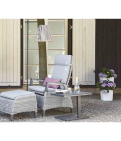 Siena Garden Kunststoff-Säule Eco Nizza, Konisch, Ca. B40/H75/T40 Cm -Ubbink Verkäufe 6655427 WE MO 003 PflanzgefaessNizza40Weiss
