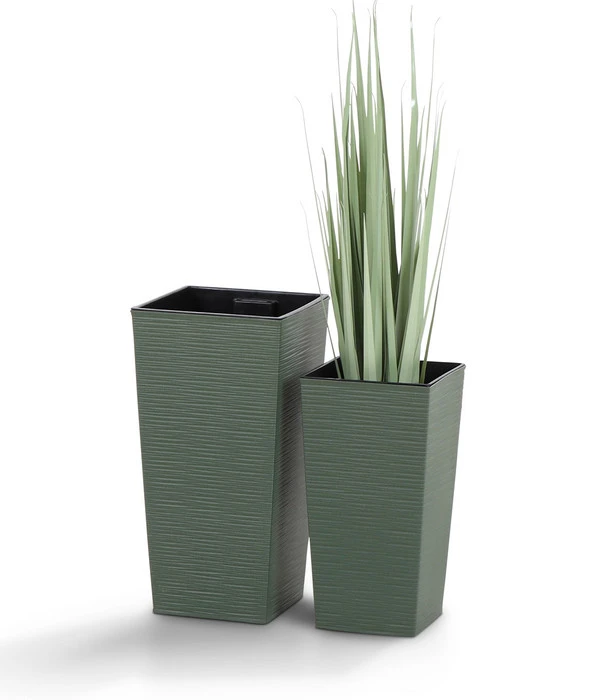 Siena Garden Kunststoff-Topf ECO Nizza, Konisch, Ca. B25/H46,5/T25 Cm 5 Siena Garden Kunststoff-Topf ECO Nizza, Konisch, Ca. B25/H46,5/T25 Cm – Bild 3