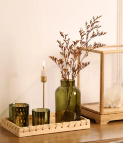 Dehner Tischdeko-Set, Grün/gold, 5-teilig 10 Dehner Tischdeko-Set, Grün/gold, 5-teilig -Ubbink Verkäufe 6666366 WE MO 001 DehnerTischdekosetgruengold5teilig