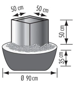Seliger Edelstahl-Gartenbrunnen Cube -Ubbink Verkäufe 6702716 WE DE 001 SeligerEdelstahlGartenbrunnenCube