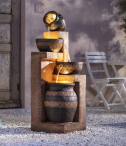 Dehner Polyresin-Gartenbrunnen Monterry, Ca. H117,5 Cm -Ubbink Verkäufe 6742472 WE MO 003 DehnerPolyresinGartenbrunnenMonterryNEU