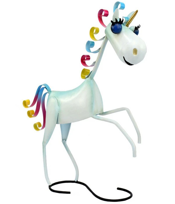 Dehner Metall-Einhorn, Weiß, Ca. H45,5 Cm 3 Dehner Metall-Einhorn, Weiß, Ca. H45,5 Cm