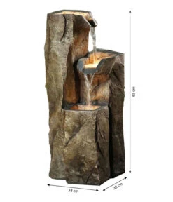 Dehner Polyresin-Gartenbrunnen Sedona, Ca. H85 Cm -Ubbink Verkäufe 6911101 WE BG 001 BrunnenSedona