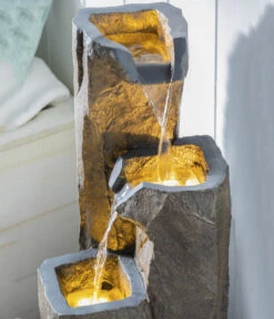 Dehner Polyresin-Gartenbrunnen Sedona, Ca. H85 Cm -Ubbink Verkäufe 6911101 WE DE 001 BrunnenSedona