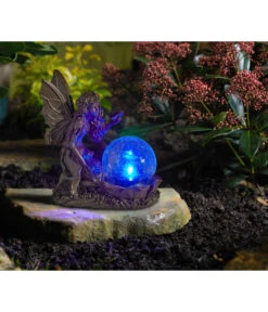 Smart Garden Solar-Fee Gazing Fairy, Ca. B17/H19/T9 Cm -Ubbink Verkäufe 6937353 WE MO 002 SmartGardenSolarFeeGazingFairycaH90cm