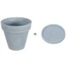 Farmet New Kunststoff-Topf Pegasus, Konisch, Inkl. Untersetzer, Ca. Ø60/H55 Cm 2 Farmet New Kunststoff-Topf Pegasus, Konisch, Inkl. Untersetzer, Ca. Ø60/H55 Cm -Ubbink Verkäufe 6965685 WE FS 001 FarmetTopfPegasusSteingrauUntersetzer